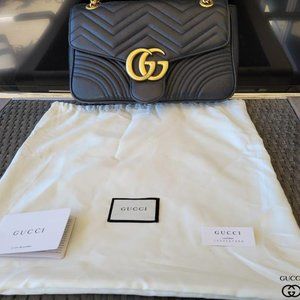 Gucci Marmont Medium Matelasse Shoulder Bag